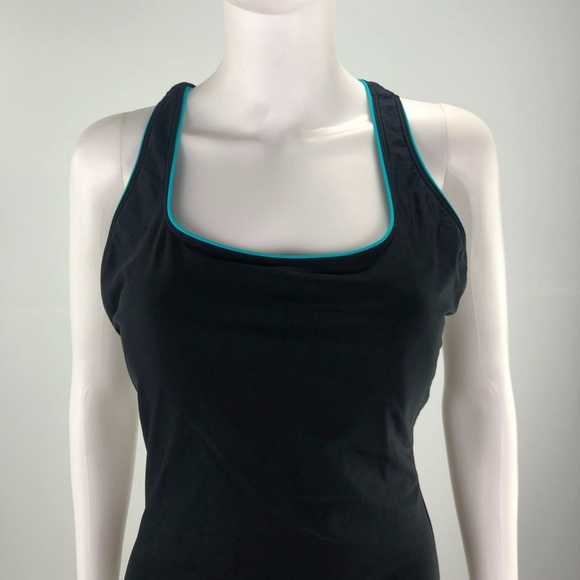 Speedo Size 6 Black One Piece Swimsuit - Picture 4 of 8